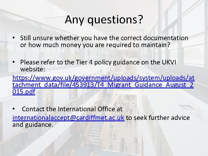 Tier 4 Visa Maintenance Requirements What Documents Do