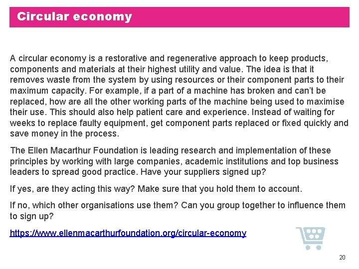 Circular economy A circular economy is a restorative and regenerative approach to keep products, Circular economy A circular economy is a restorative and regenerative approach to keep products,