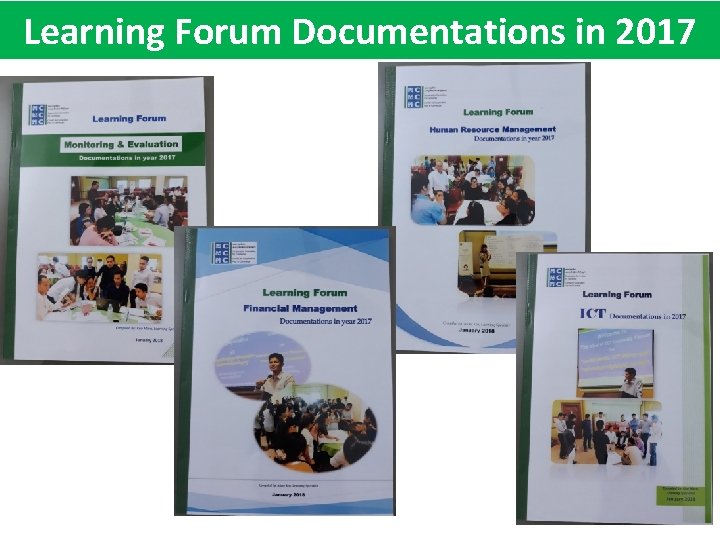Learning Forum Documentations in 2017 