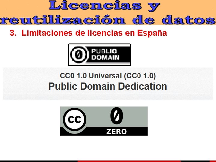 3. Limitaciones de licencias en España 