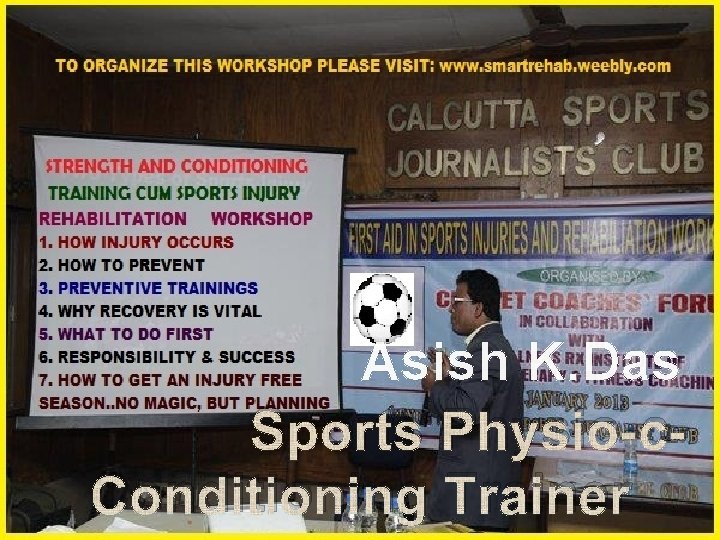 Asish K. Das Sports Physio-c. Conditioning Trainer 