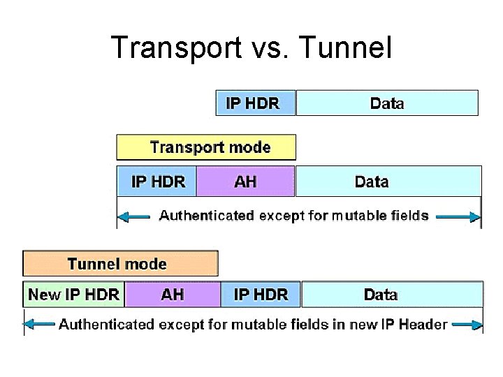 Transport vs. Tunnel 