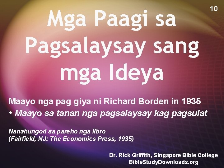 Mga Paagi sa Pagsalaysay sang mga Ideya 10 Maayo nga pag giya ni Richard