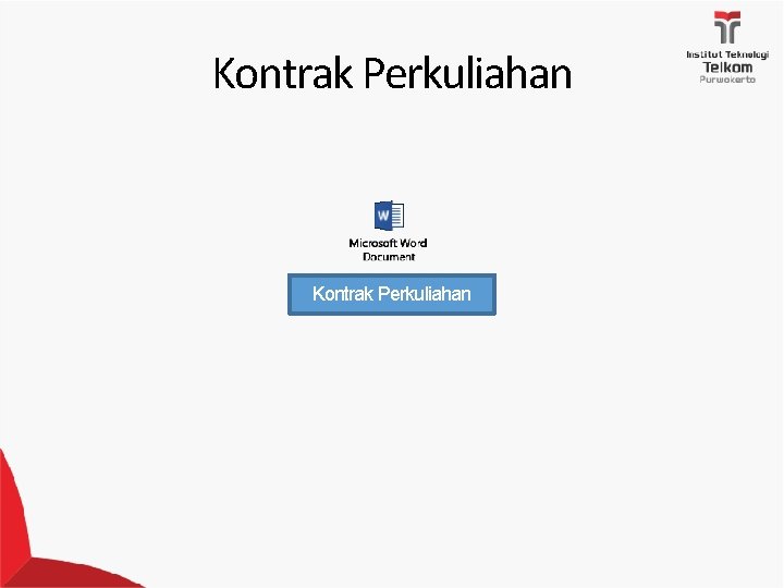 Kontrak Perkuliahan 