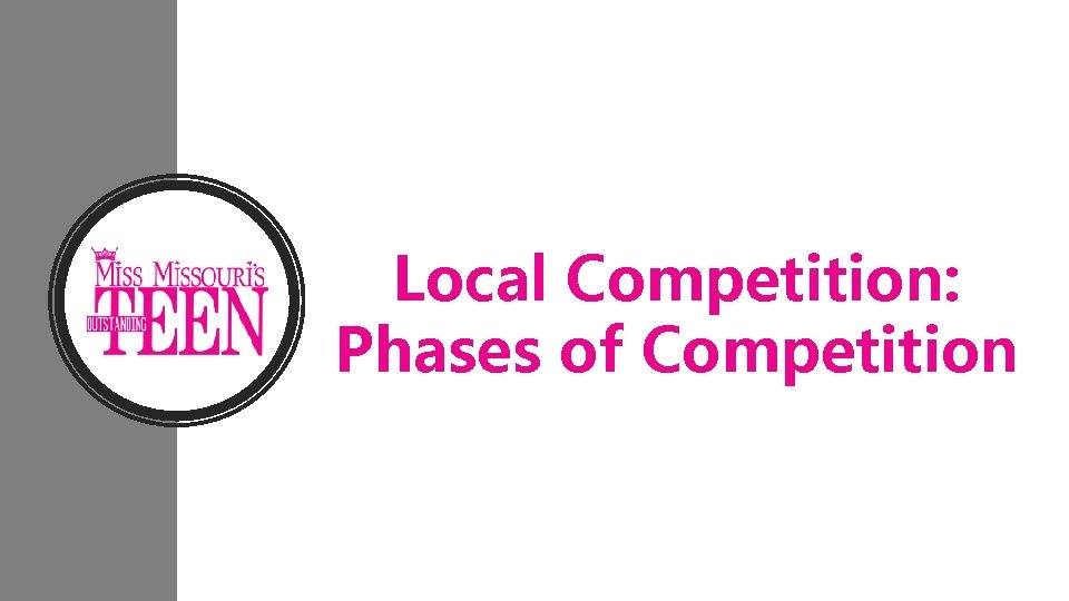 Local Competition: Phases of Competition 