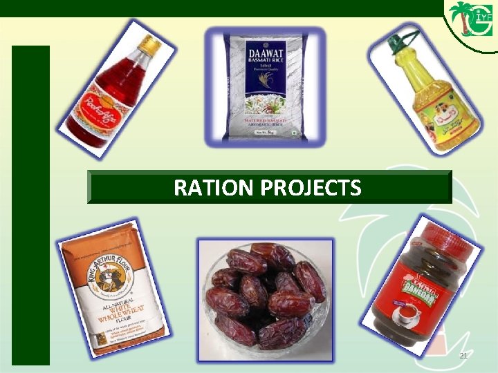 RATION PROJECTS 21 RATION PROJECTS 21