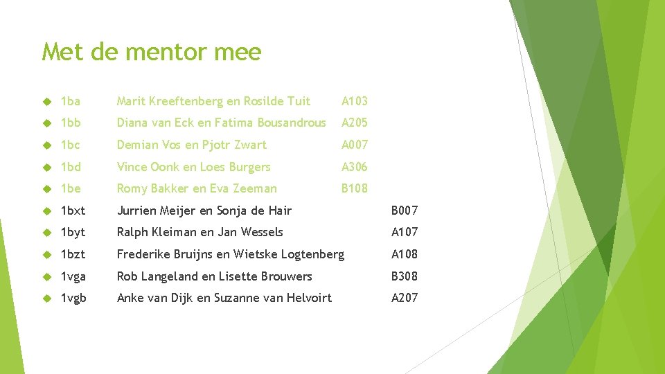 Met de mentor mee 1 ba Marit Kreeftenberg en Rosilde Tuit A 103 1