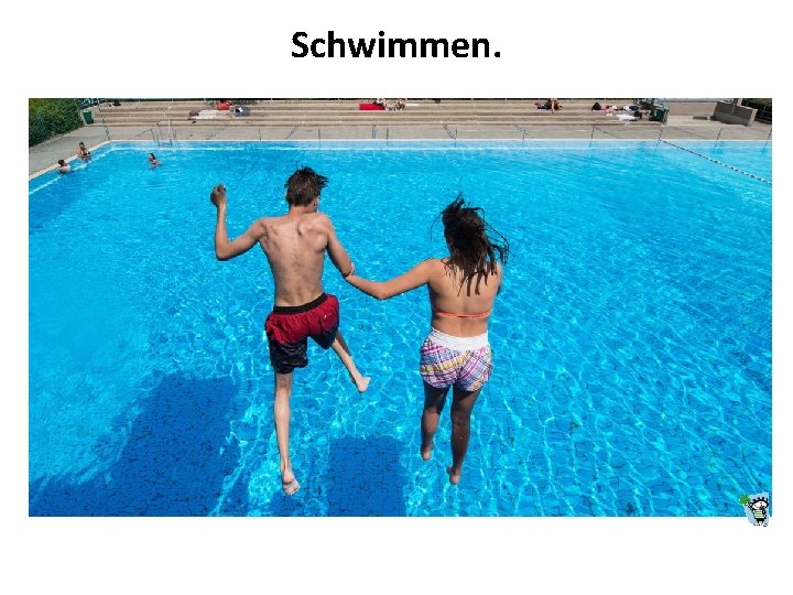 Schwimmen. 