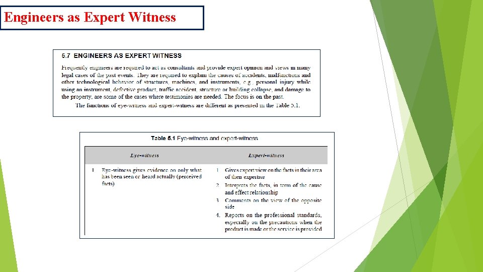 Engineers as Expert Witness 