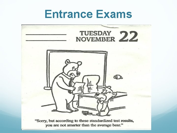 Entrance Exams 