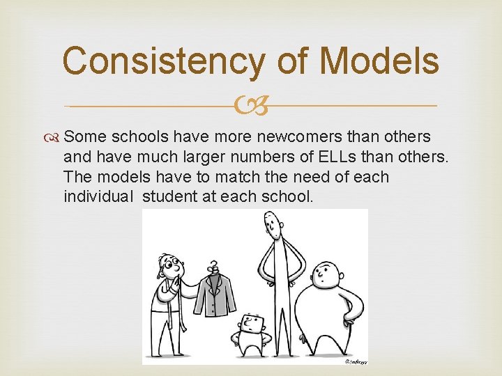 Consistency of Models Some schools have more newcomers than others and have much larger