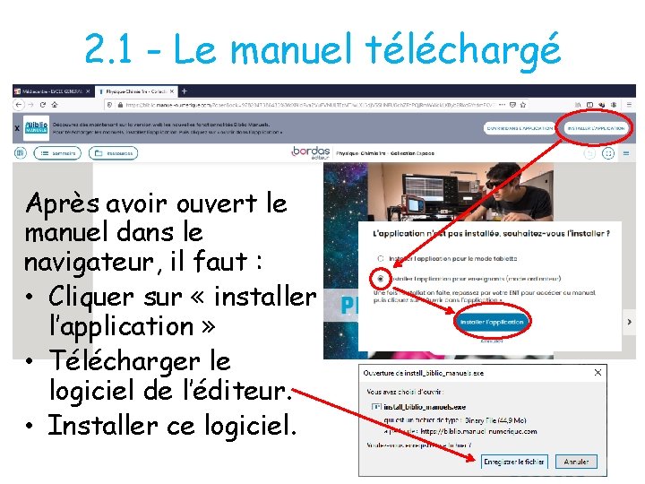 2. 1 - Le manuel téléchargé Après avoir ouvert le manuel dans le navigateur,