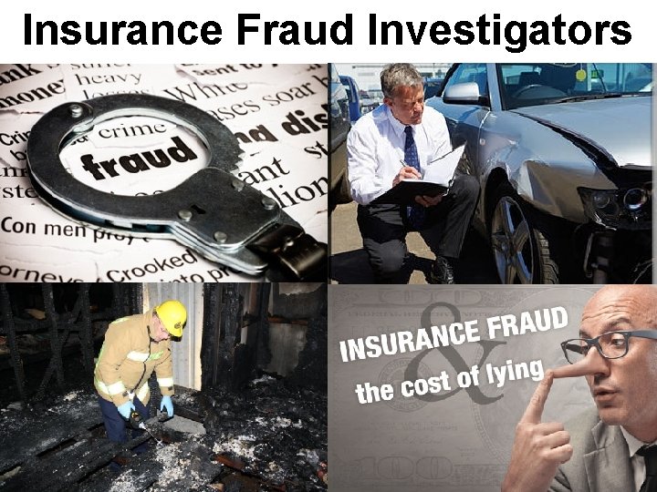 Insurance Fraud Investigators 