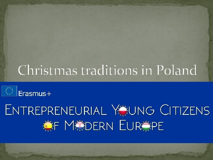 Christmas traditions in Poland Christmas traditions in Poland