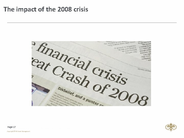 The impact of the 2008 crisis Page 17 