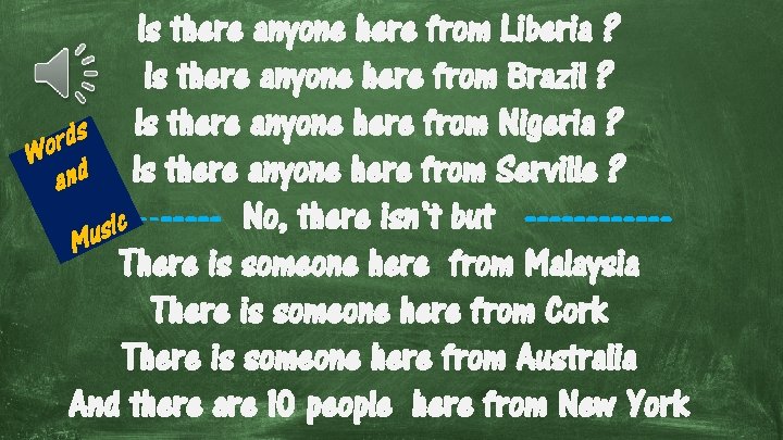 Is there anyone here from Liberia ? Is there anyone here from Brazil ?