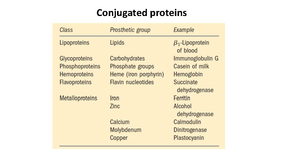 Conjugated proteins 