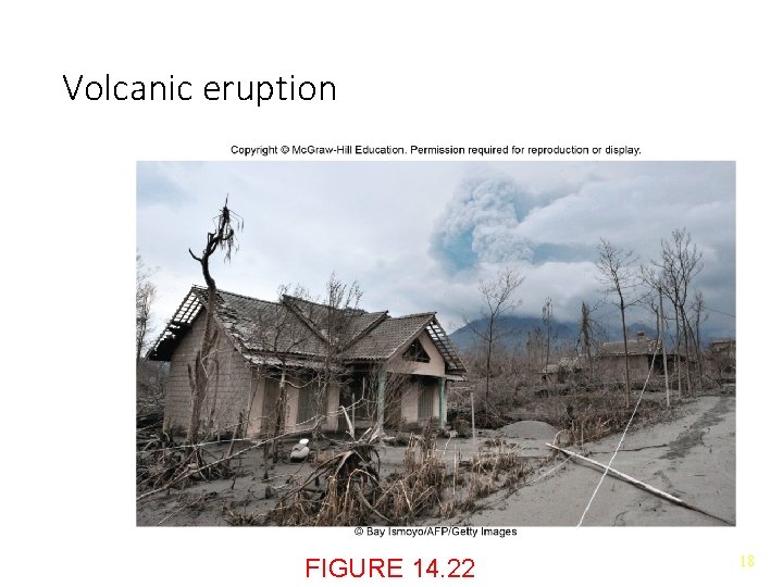 Volcanic eruption FIGURE 14. 22 18 