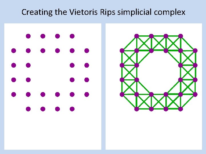 Creating the Vietoris Rips simplicial complex 