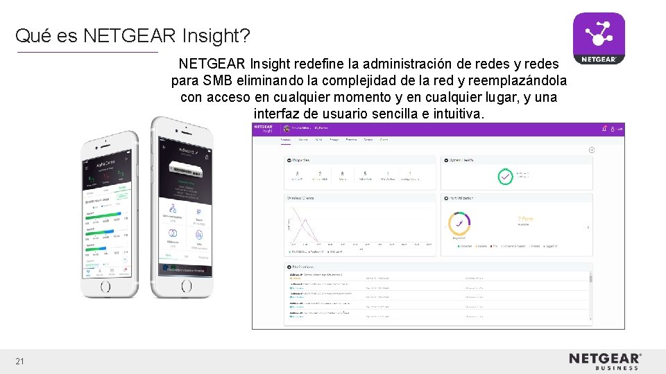 Qué es NETGEAR Insight? NETGEAR Insight redefine la administración de redes y redes para