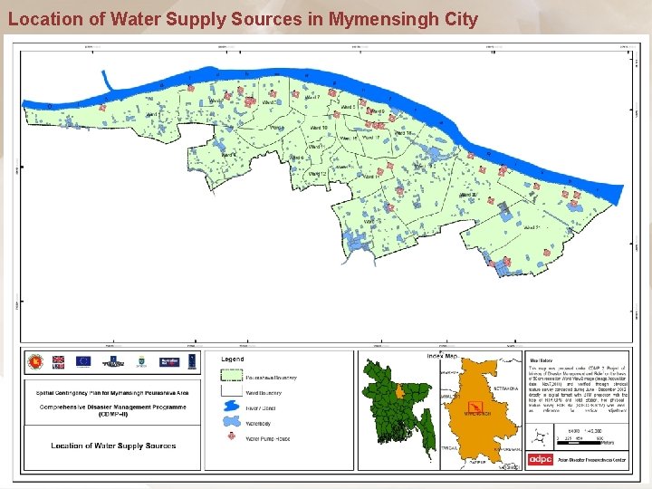 Location of Water Supply Sources in Mymensingh City 19 