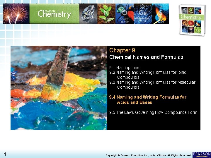 9. 4 Naming and Writing Formulas for Acids and Bases > Chapter 9 Chemical