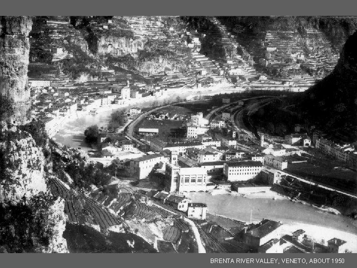 BRENTA RIVER VALLEY, VENETO, ABOUT 1950 