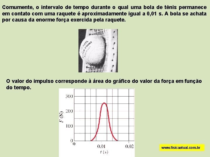 Comumente, o intervalo de tempo durante o qual uma bola de tênis permanece em