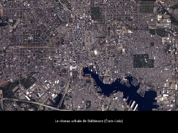 Le réseau urbain de Baltimore (États-Unis) 