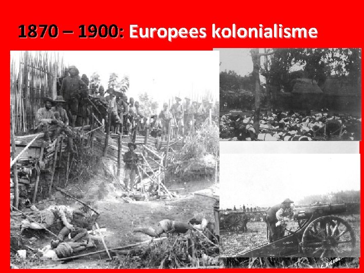 1870 – 1900: Europees kolonialisme • Schepen varen langs Atjeh: piraten • Inheemse vorst