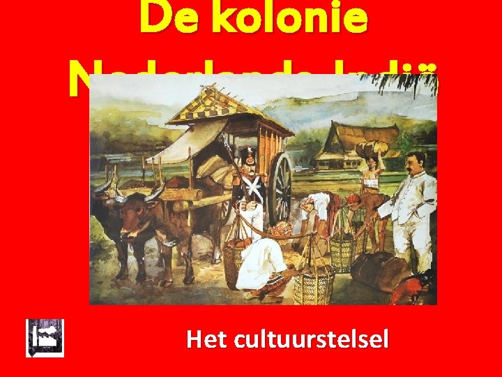De kolonie Nederlands-Indië Het cultuurstelsel 