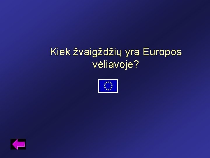 Kiek žvaigždžių yra Europos vėliavoje? 