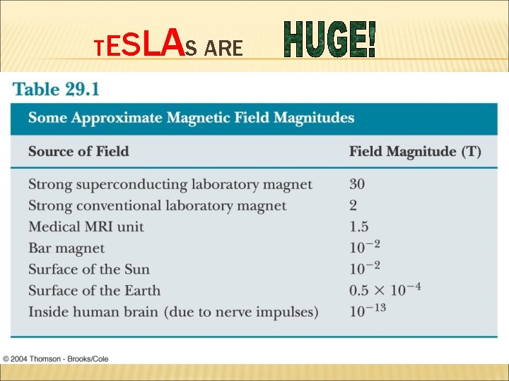 TE S Magnetism LAS ARE 48 