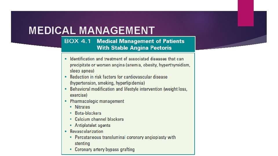 MEDICAL MANAGEMENT MEDICAL MANAGEMENT