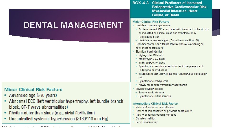 DENTAL MANAGEMENT DENTAL MANAGEMENT