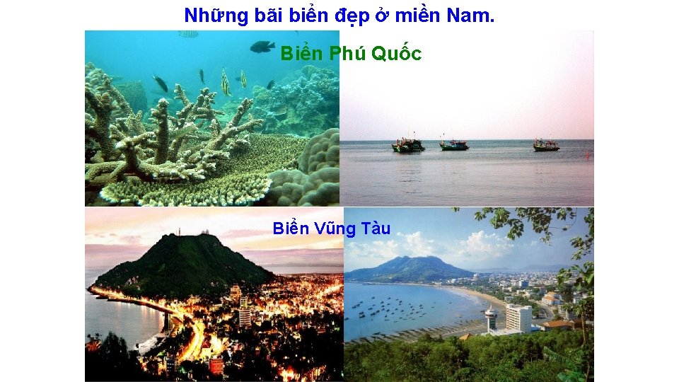 Những bãi biển đẹp ở miền Nam. Biển Phú Quốc Biển Vũng Tàu Những bãi biển đẹp ở miền Nam. Biển Phú Quốc Biển Vũng Tàu