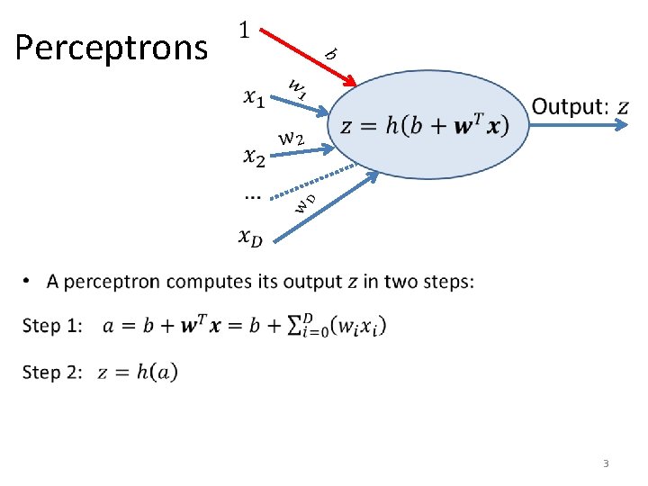 Perceptrons • 3 