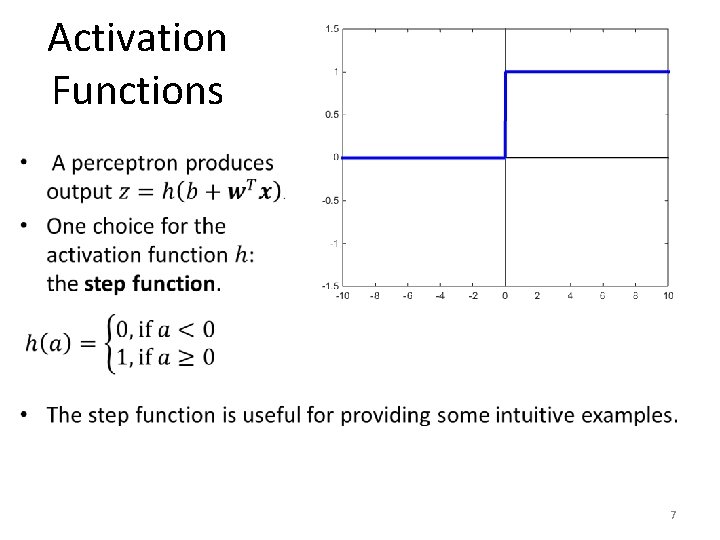 Activation Functions • 7 