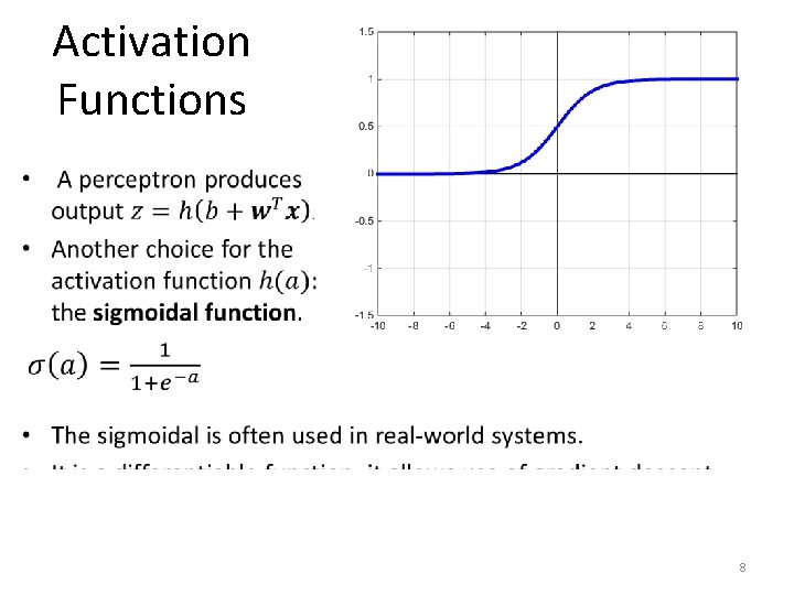 Activation Functions • 8 