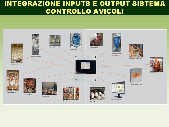 INTEGRAZIONE INPUTS E OUTPUT SISTEMA CONTROLLO AVICOLI 