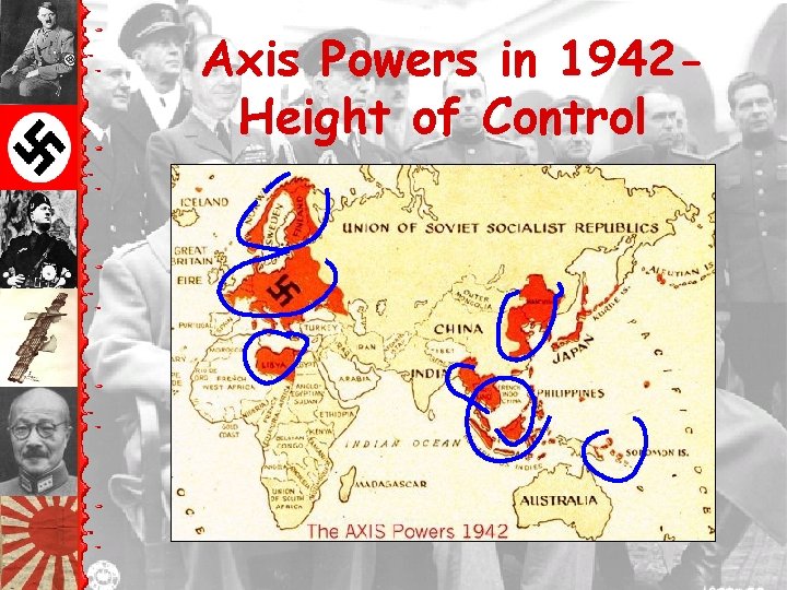 Axis Powers in 1942 Height of Control 