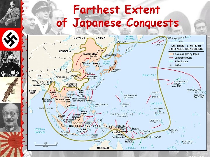 Farthest Extent of Japanese Conquests 