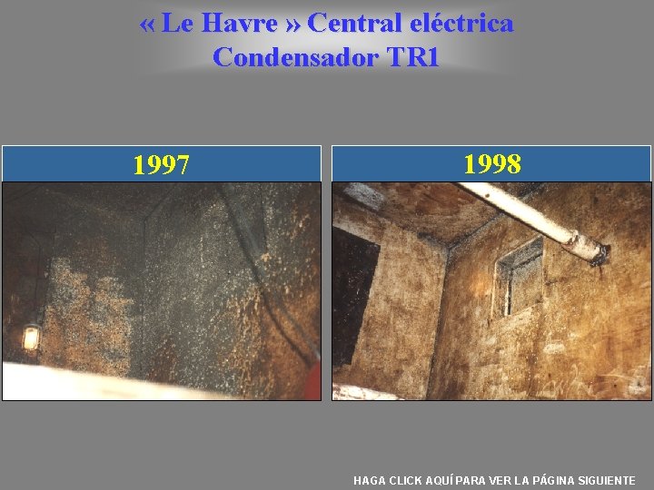  « Le Havre » Central eléctrica Condensador TR 1 1997 1998 HAGA CLICK