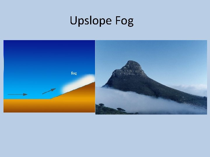 Upslope Fog 