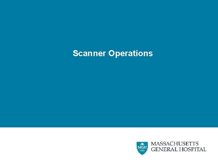 Scanner Operations 