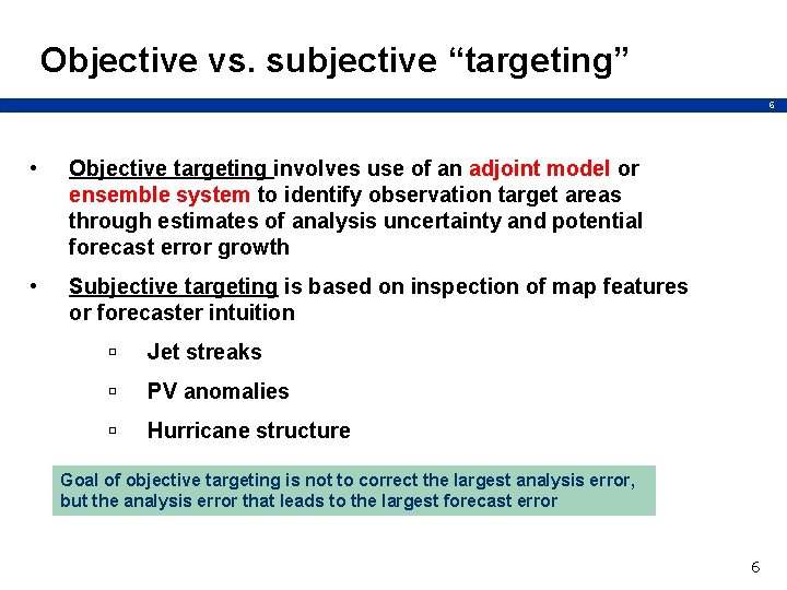 Overview of Adaptive Observing 1 Rolf H Langland