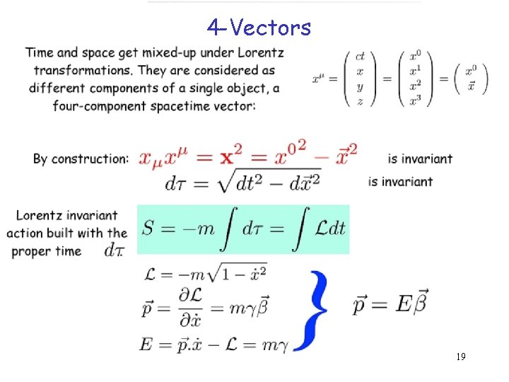 4 -Vectors 19 