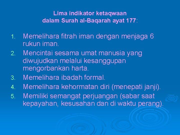 Pendidikan Agama Islam Sks 2 Semester I Jenjang