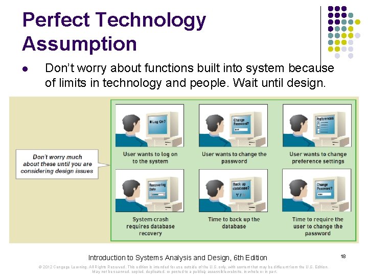 Perfect Technology Assumption l Don’t worry about functions built into system because of limits Perfect Technology Assumption l Don’t worry about functions built into system because of limits