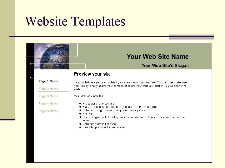 Website Templates 